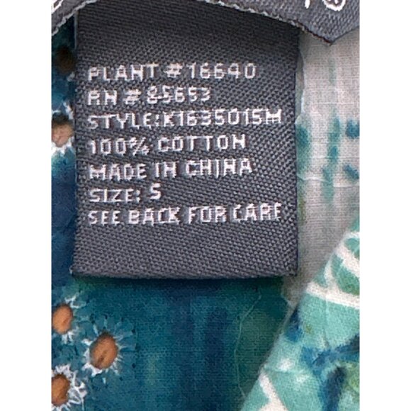 City Blues By Koret Womens Striped Button Up Shirt Size S All Cotton - Picture 6 of 10